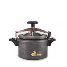 Fashion Explosion-Proof 4L Household Aluminum Alloy Black Open Flame Gas Pressure Cooker